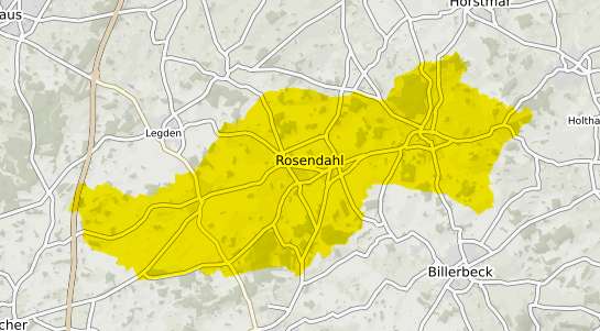 Immobilienpreisekarte Rosendahl Westfalen