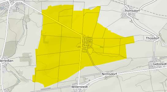 Immobilienpreisekarte R&uuml;dersdorf bei Berlin b. Berlin