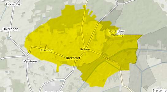 Immobilienpreisekarte Rühen