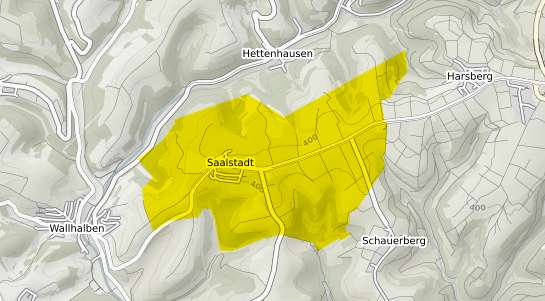 Immobilienpreisekarte Saalstadt