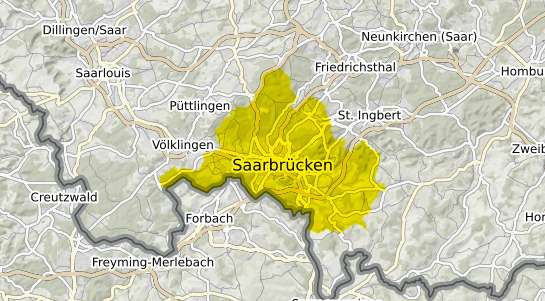 Immobilienpreisekarte Saarbrücken