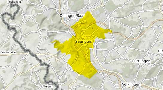 Immobilienpreisekarte Saarlouis