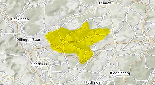 Immobilienpreisekarte Saarwellingen