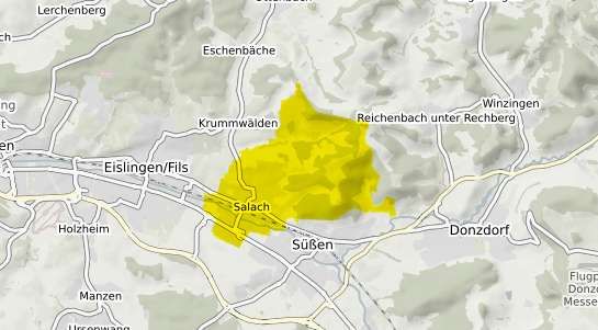 Immobilienpreisekarte Salach Wuerttemberg