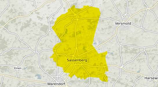 Immobilienpreisekarte Sassenberg Westfalen