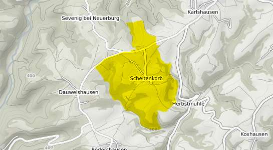 Immobilienpreisekarte Scheitenkorb
