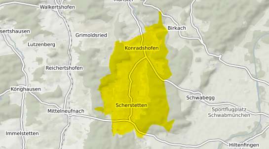 Immobilienpreisekarte Scherstetten