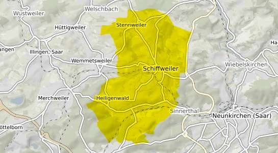 Immobilienpreisekarte Schiffweiler
