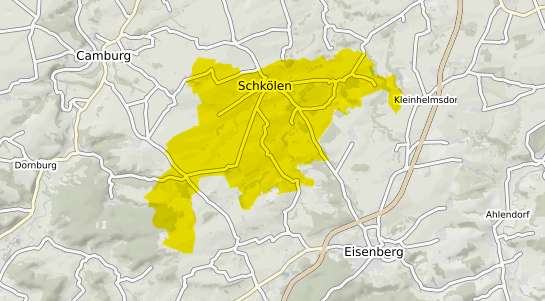 Immobilienpreisekarte Schkölen b. Eisenach, Thueringen