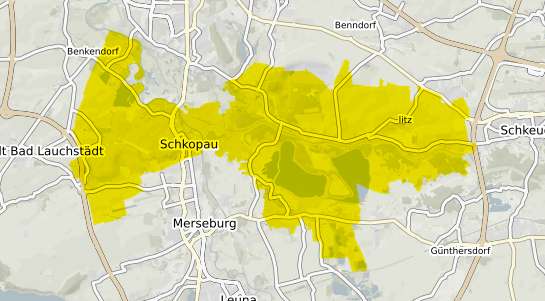 Immobilienpreisekarte Schkopau