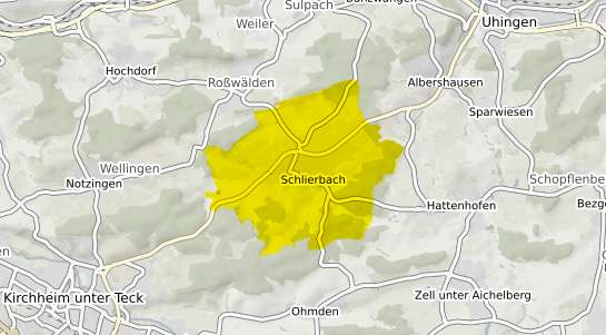 Immobilienpreisekarte Schlierbach Wuerttemberg