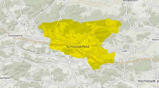 Immobilienpreisekarte Schlüsselfeld