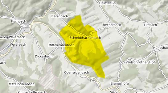 Immobilienpreisekarte Schmidthachenbach