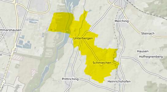 Immobilienpreisekarte Schmiechen Bayern
