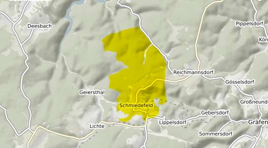 Immobilienpreisekarte Schmiedefeld b. Neuhaus a. Rennweg