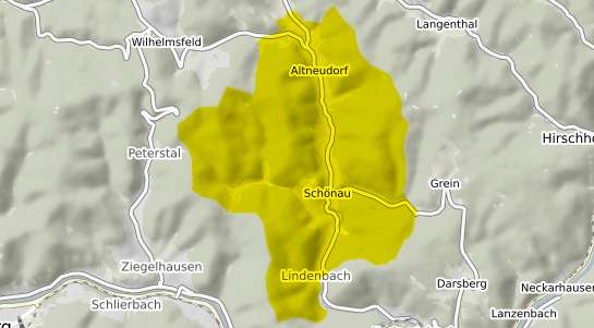 Immobilienpreisekarte Schoenau Odenwald