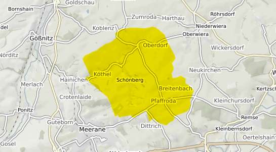 Immobilienpreisekarte Schoenberg Kr. Muehldorf a. Inn