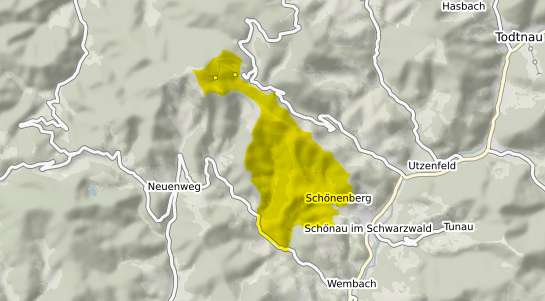 Immobilienpreisekarte Schoenenberg Schwarzwald