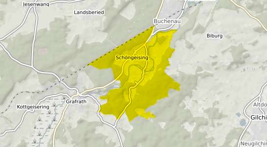 Immobilienpreisekarte Schöngeising