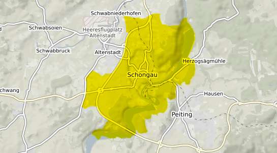 Immobilienpreisekarte Schongau