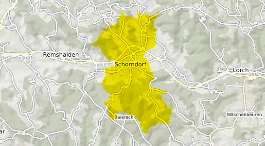 Immobilienpreisekarte Schorndorf Wuerttemberg