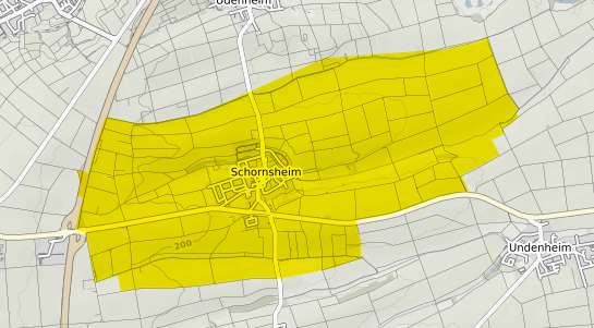 Immobilienpreisekarte Schornsheim