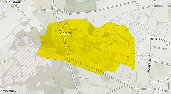 Immobilienpreisekarte Schrum Dithmarschen