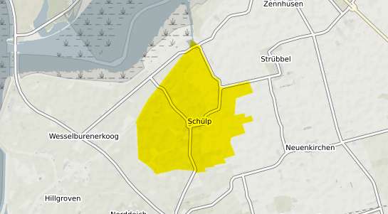 Immobilienpreisekarte Schuelp b. Nortorf b. Neumuenster