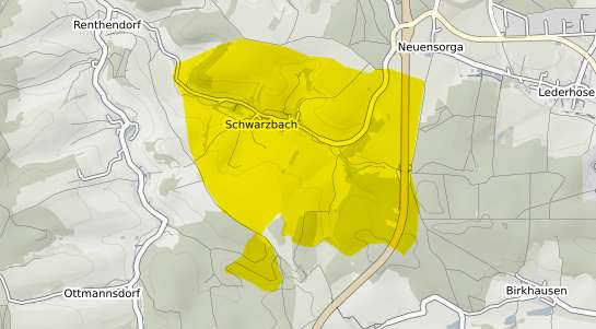 Immobilienpreisekarte Schwarzbach b. Ruhland