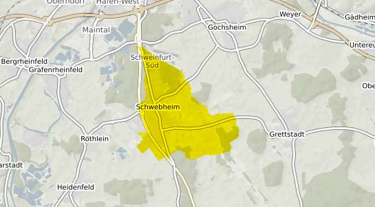 Immobilienpreisekarte Schwebheim Unterfranken