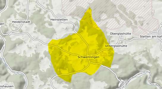Immobilienpreisekarte Schwenningen Kr. Dillingen a.d. Donau