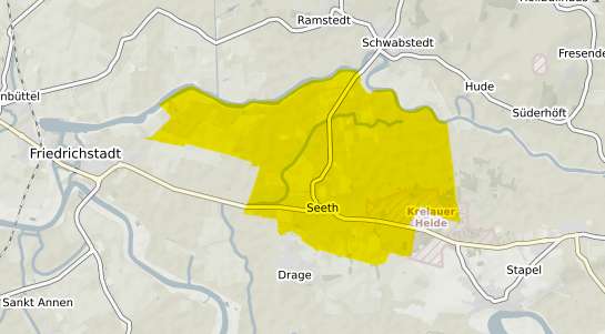 Immobilienpreisekarte Seeth b. Husum, Nordsee