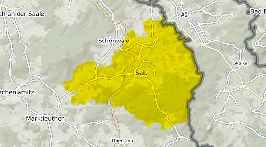 Immobilienpreisekarte Selb