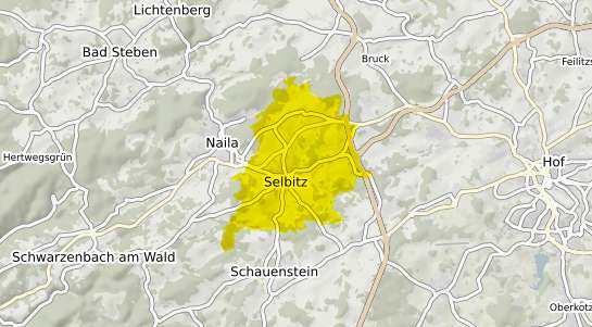 Immobilienpreisekarte Selbitz Oberfranken