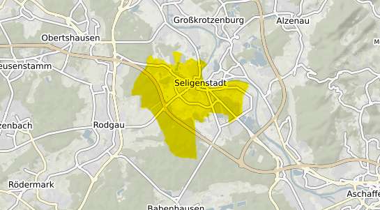 Immobilienpreisekarte Seligenstadt Hessen
