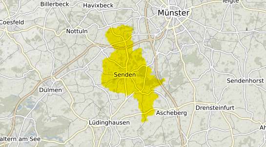 Immobilienpreisekarte Senden Westfalen