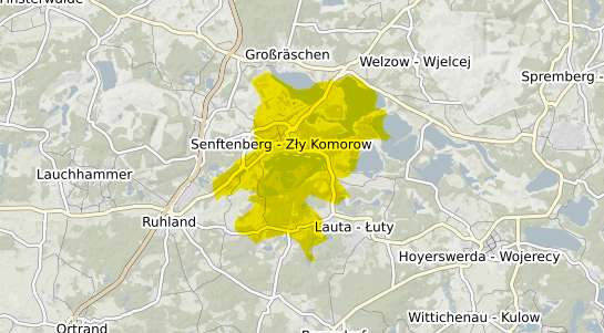 Immobilienpreisekarte Senftenberg Niederlausitz