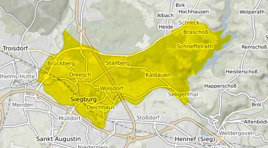 Immobilienpreisekarte Siegburg
