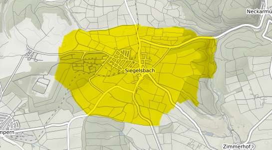 Immobilienpreisekarte Siegelsbach Kraichgau