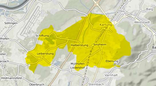 Immobilienpreisekarte Sinzheim b. Baden-Baden