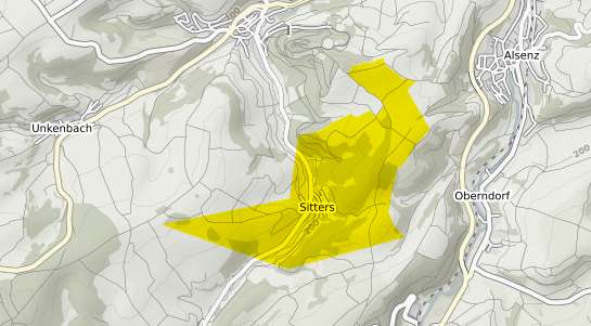 Immobilienpreisekarte Sitters