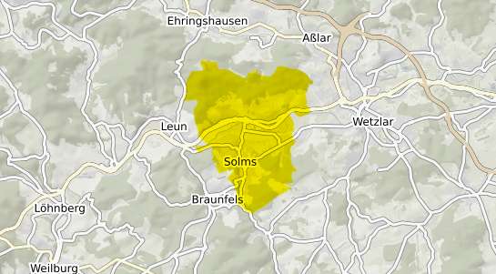 Immobilienpreisekarte Solms Lahn