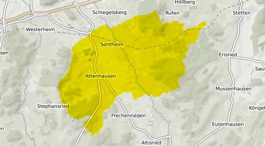 Immobilienpreisekarte Sontheim b. Memmingen