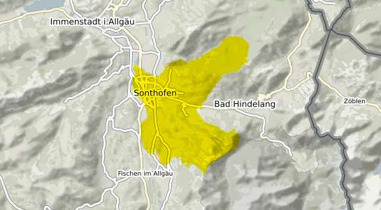 Immobilienpreisekarte Sonthofen Oberallgaeu
