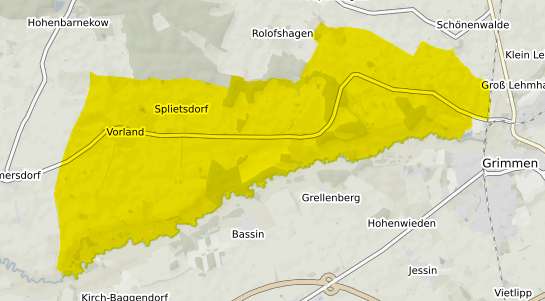 Immobilienpreisekarte Splietsdorf