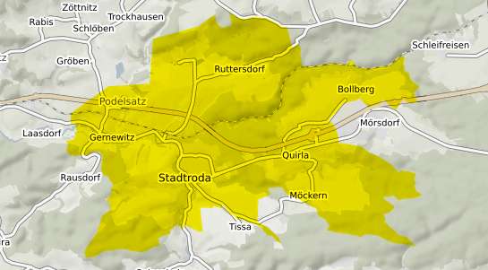 Immobilienpreisekarte Stadtroda