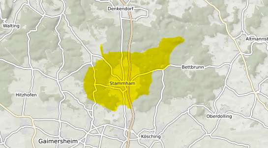 Immobilienpreisekarte Stammham b. Ingolstadt, Donau