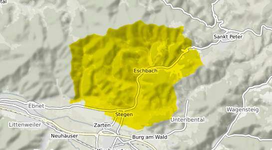 Immobilienpreisekarte Stegen Hochschwarzwald