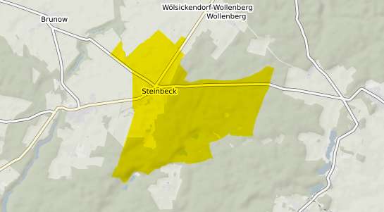 Immobilienpreisekarte Steinbeck b. Parchim