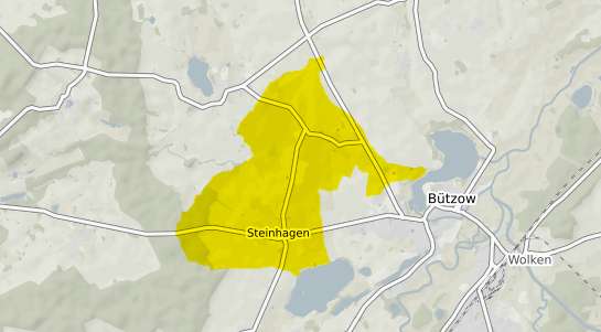 Immobilienpreisekarte Steinhagen b. Buetzow